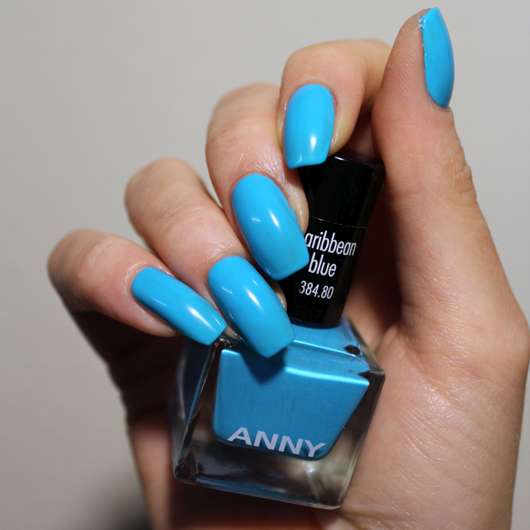 ANNY Nagellack, Farbe: caribbean blue (LE)