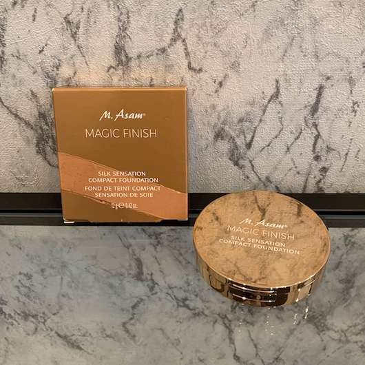 M.ASAM MAGIC FINISH Silk Sensation Compact Foundation, Farbe: 360 True Beige