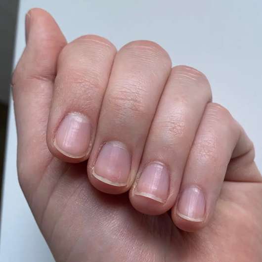 ARGAND'OR Arganöl Nagelpflege - Fingernägel nach 4-wöchigem Test