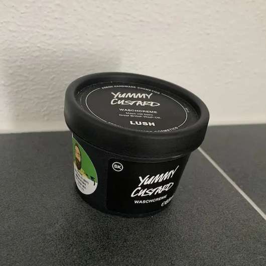 yummy custard body wash lush