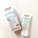 lavera Naturkosmetik basis sensitiv Getönte Feuchtigkeitscreme mit LSF 10, Farbe: heller Hautton